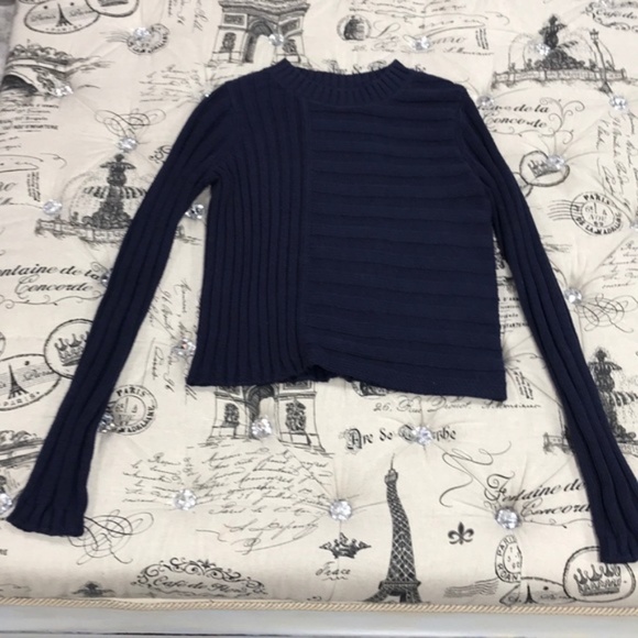 Vince Mixed Rib Crewneck Sweater - Picture 4 of 7